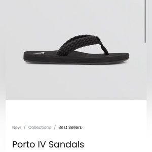 Never worn, new with tags. Roxy flip flops.